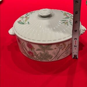 HERBS & SPICES by Shafford oven to table, porcelain casserole covered dish
